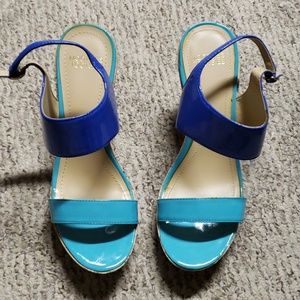 MOOTSIES TOOTSIES 2 shades Blue Wedges